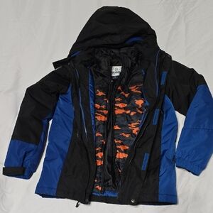 Kids Blue and Black Jacket